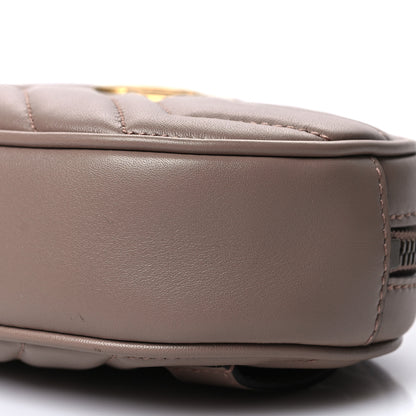 Gucci Calfskin Matelasse GG Marmont Belt Bag 85 34 Porcelain Rose 12 of 12