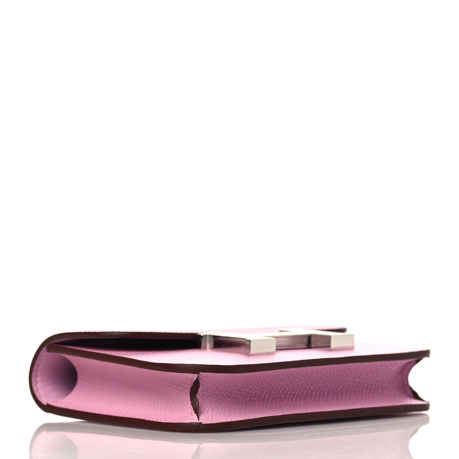 Hermes Epsom Constance Slim Wallet Mauve Sylvestre 5 of 10