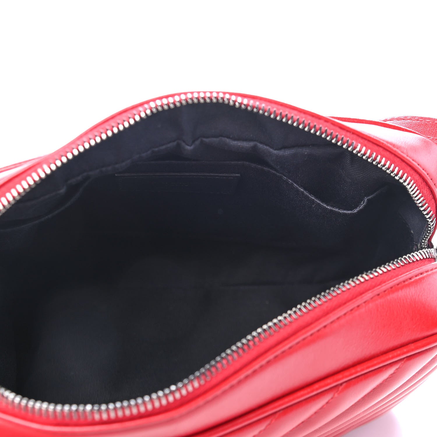 Saint Laurent Calfskin Matelasse Monogram Lou Camera Bag Rouge Eros 5 of 9