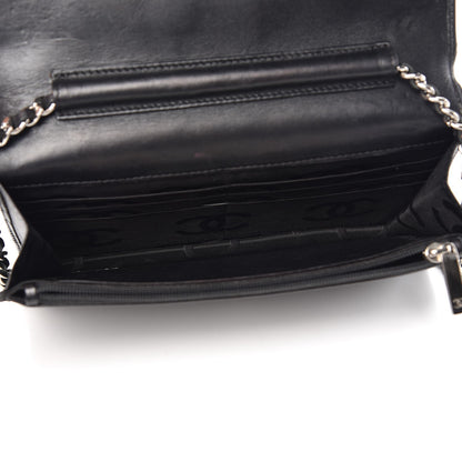 Chanel Calfskin Quilted Cambon Wallet On Chain WOC Black 5 of 12