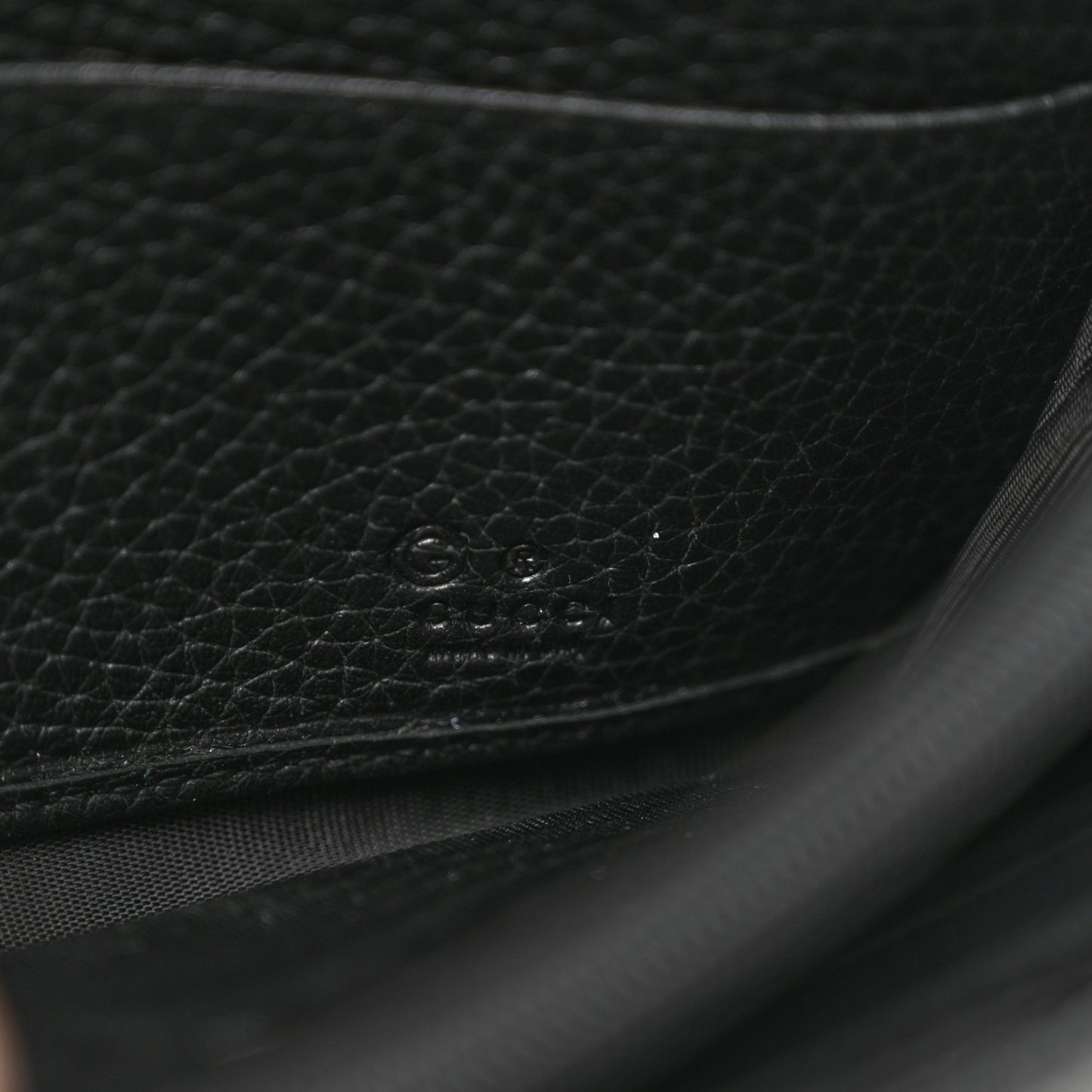 Pebbled Calfskin Large Soho Continental Wallet Black