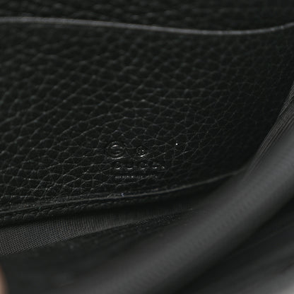 Gucci Pebbled Calfskin Large Soho Continental Wallet Black 6 of 7