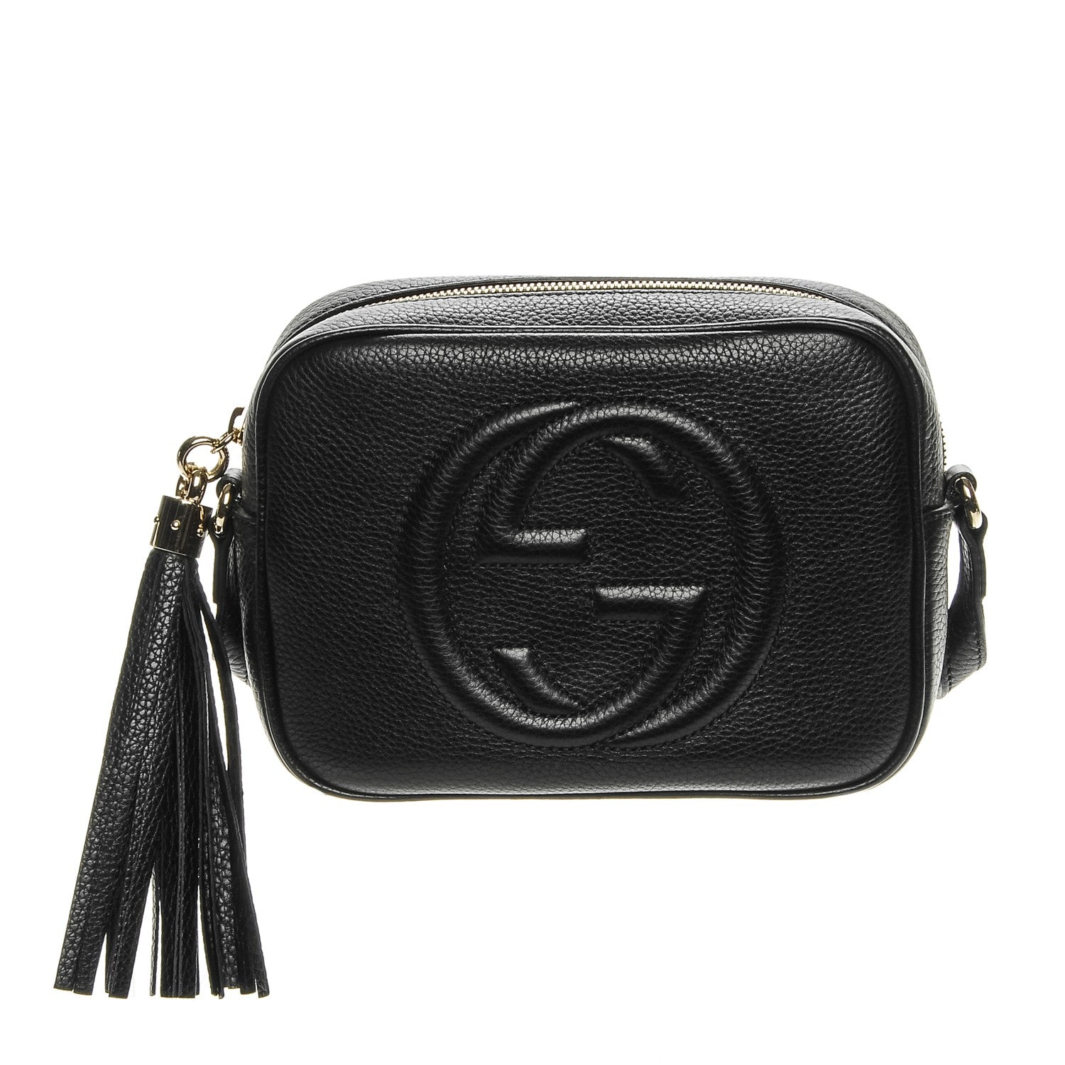 Gucci Pebbled Calfskin Small Soho Disco Bag Black 1 of 7