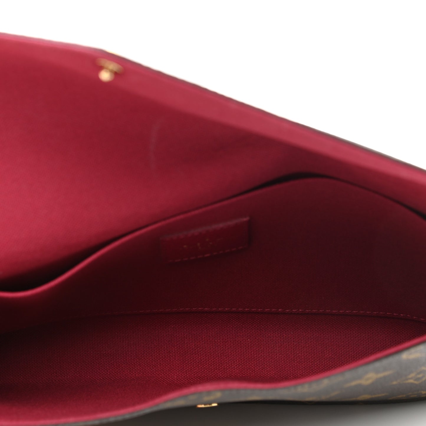 Monogram Pochette Felicie Chain Wallet Fuchsia