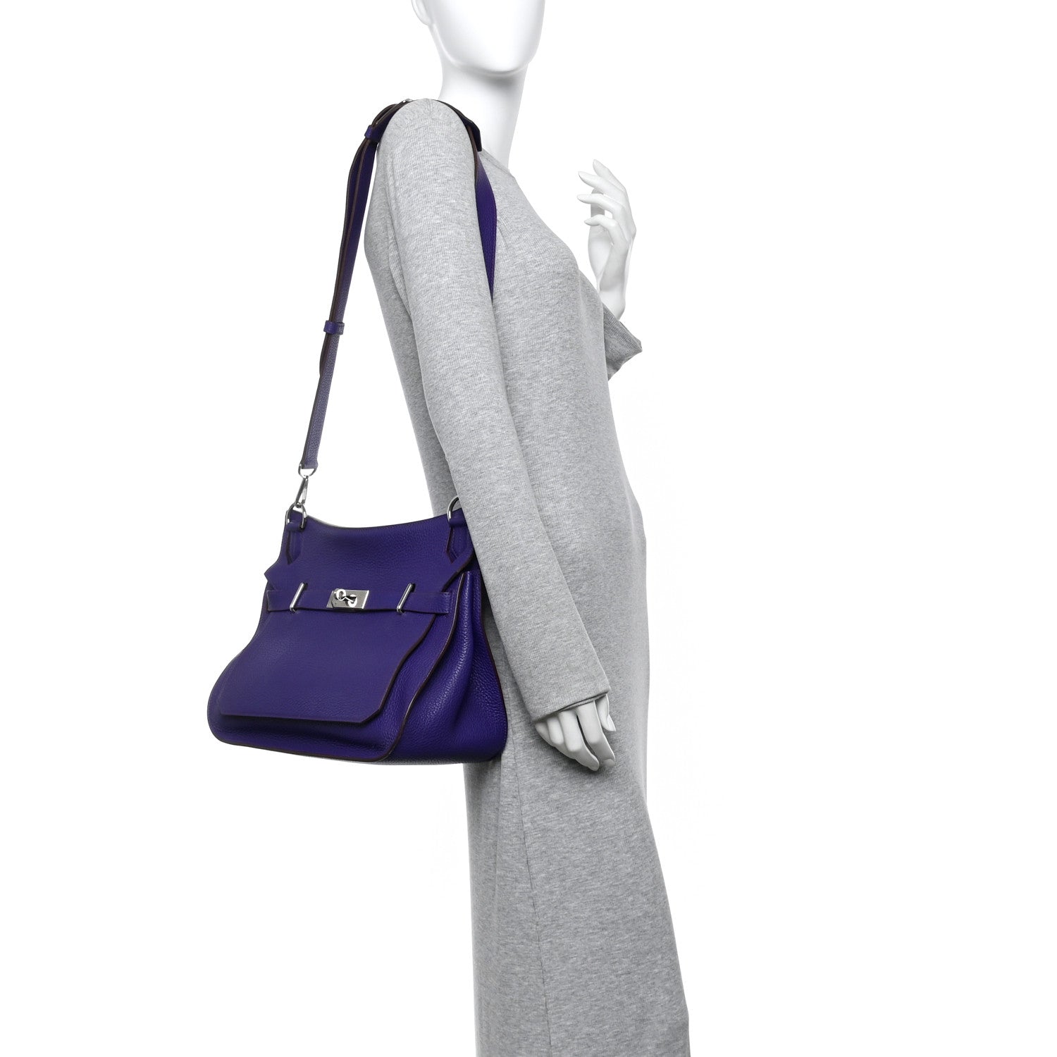 Hermes Taurillon Clemence Jypsiere 34 Iris 2 of 15
