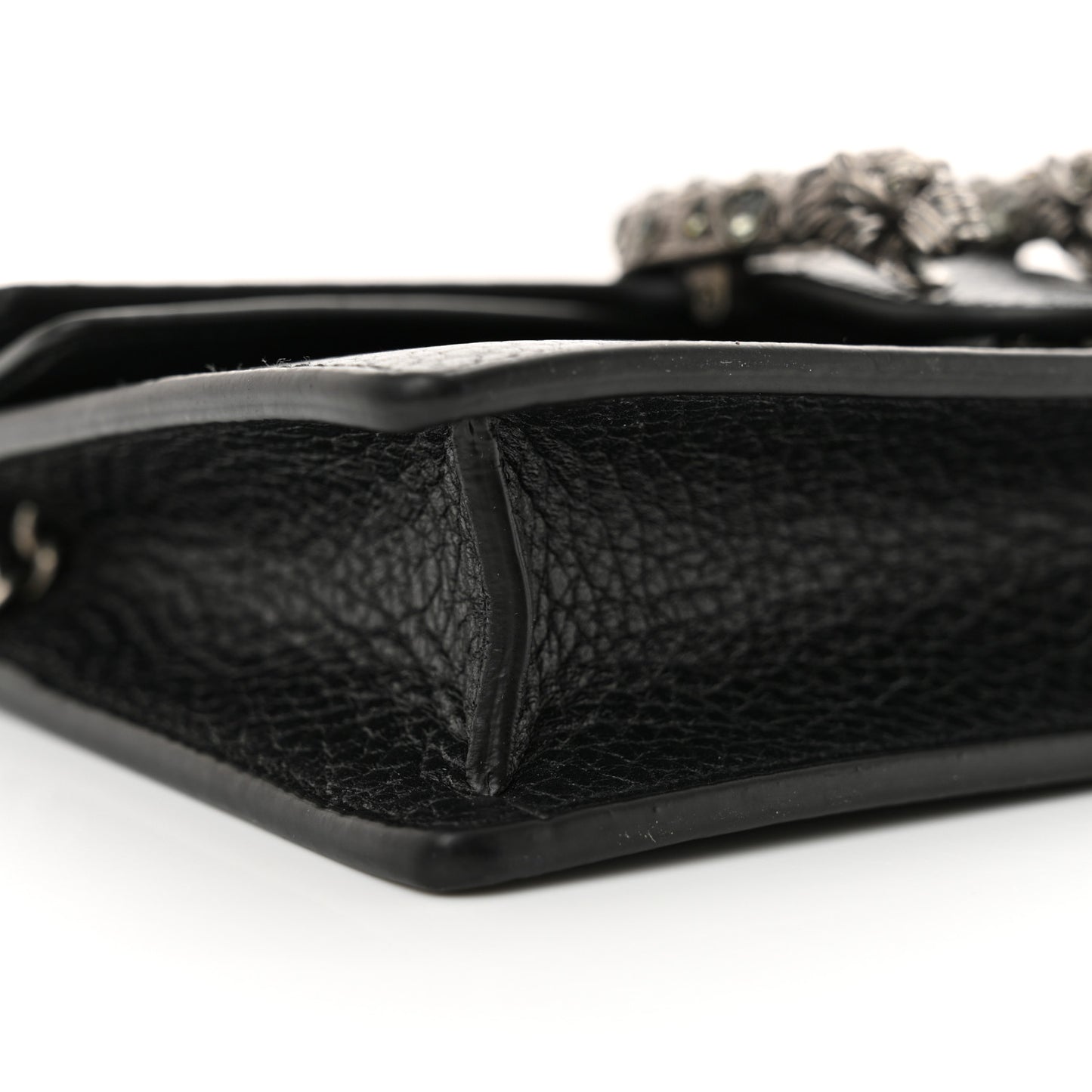 Calfskin Super Mini Dionysus Shoulder Bag Black