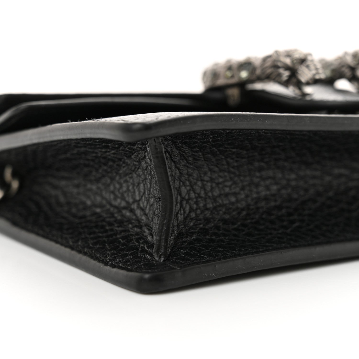Gucci Calfskin Super Mini Dionysus Shoulder Bag Black 8 of 9