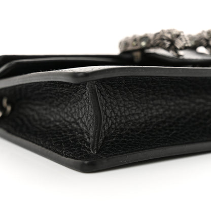 Gucci Calfskin Super Mini Dionysus Shoulder Bag Black 8 of 9