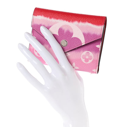 Louis Vuitton Monogram Escale Victorine Wallet Red 2 of 13