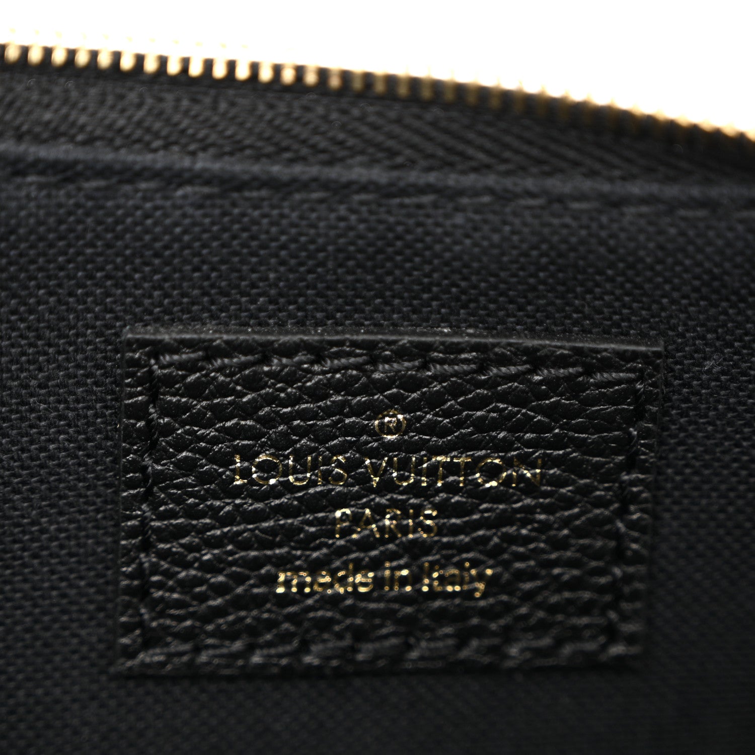 Louis Vuitton Empreinte Monogram Liv Pochette Black 6 of 11