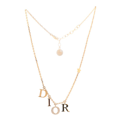 Christian Dior Crystal Dio(r)evolution Necklace Gold 2 of 4