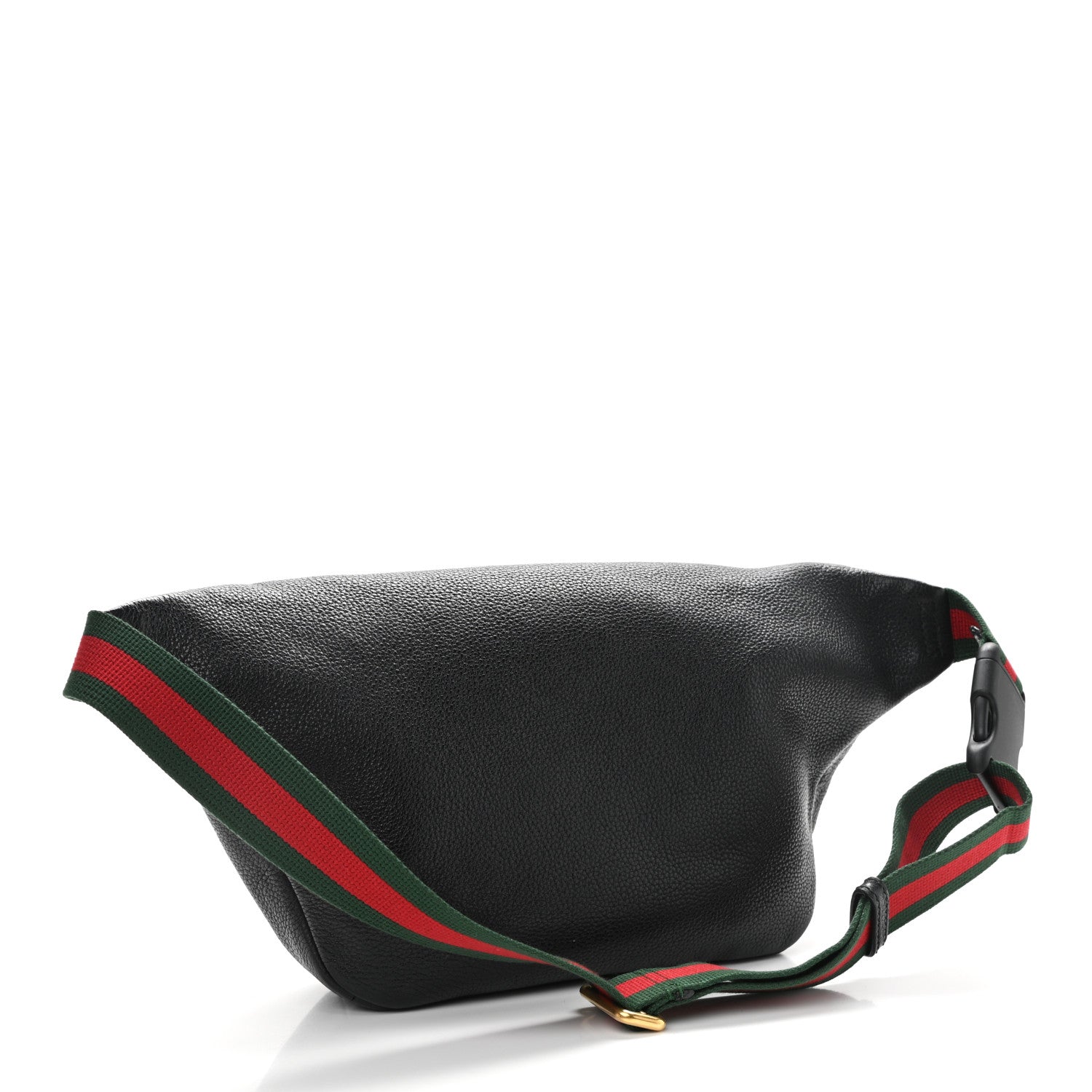 Gucci Grained Calfskin Logo Belt Bag Black 3 of 10