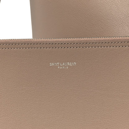Saint Laurent Calfskin Large Shopping Tote Dark Beige 10 of 18