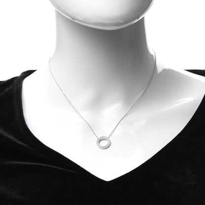 Tiffany Platinum Diamond Circle of Life Pendant Necklace 2 of 5