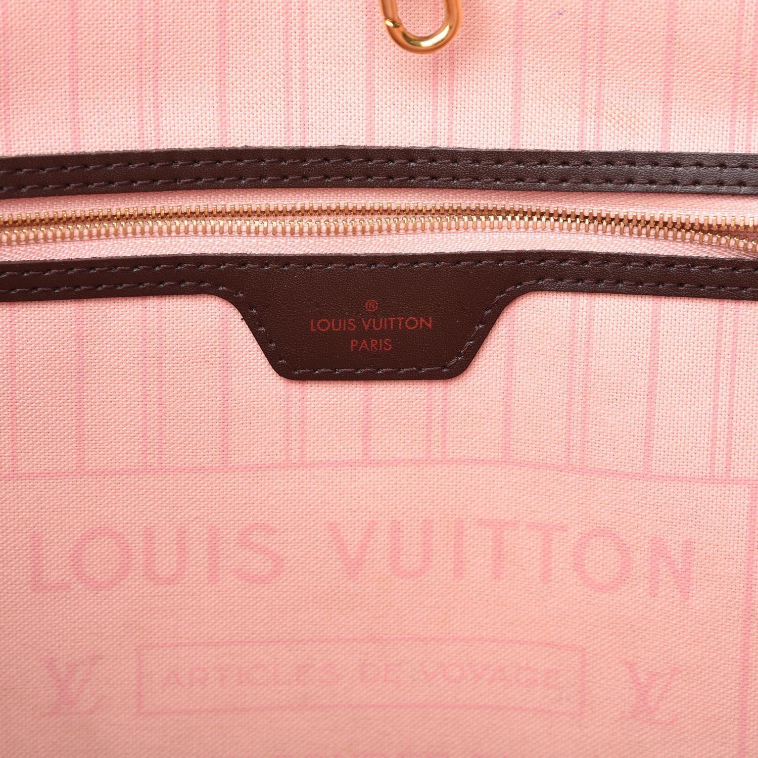 Louis Vuitton Damier Ebene Neo Neverfull MM Rose Ballerine 10 of 18