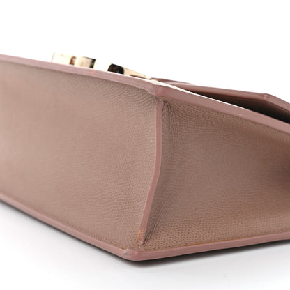 Christian Dior Grained Calfskin 30 Montaigne Chain Flap Bag Blush 10 of 14