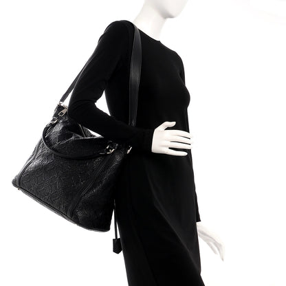 Louis Vuitton Monogram Lambskin Antheia Ixia MM Black 2 of 7