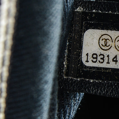 Chanel Denim Large Shopping Tote Black 7 of 7