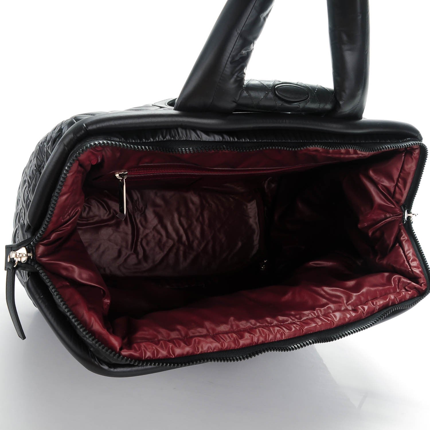 Chanel Nylon Quilted Coco Cocoon Trolley Black 5 of 7