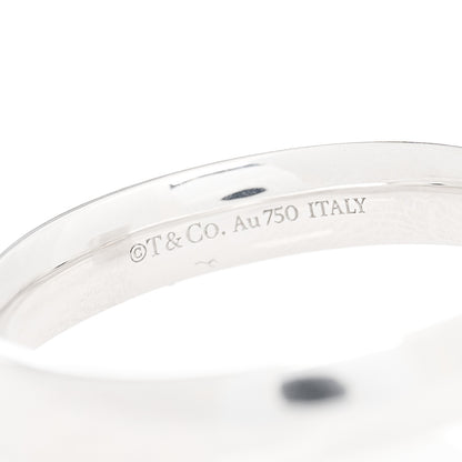 Tiffany 18K White Gold 4.5mm T T1 Ring 62 10 3 of 3