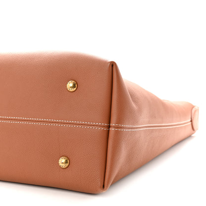 Louis Vuitton Grained Calfskin Low Key Hobo MM Cognac 10 of 11