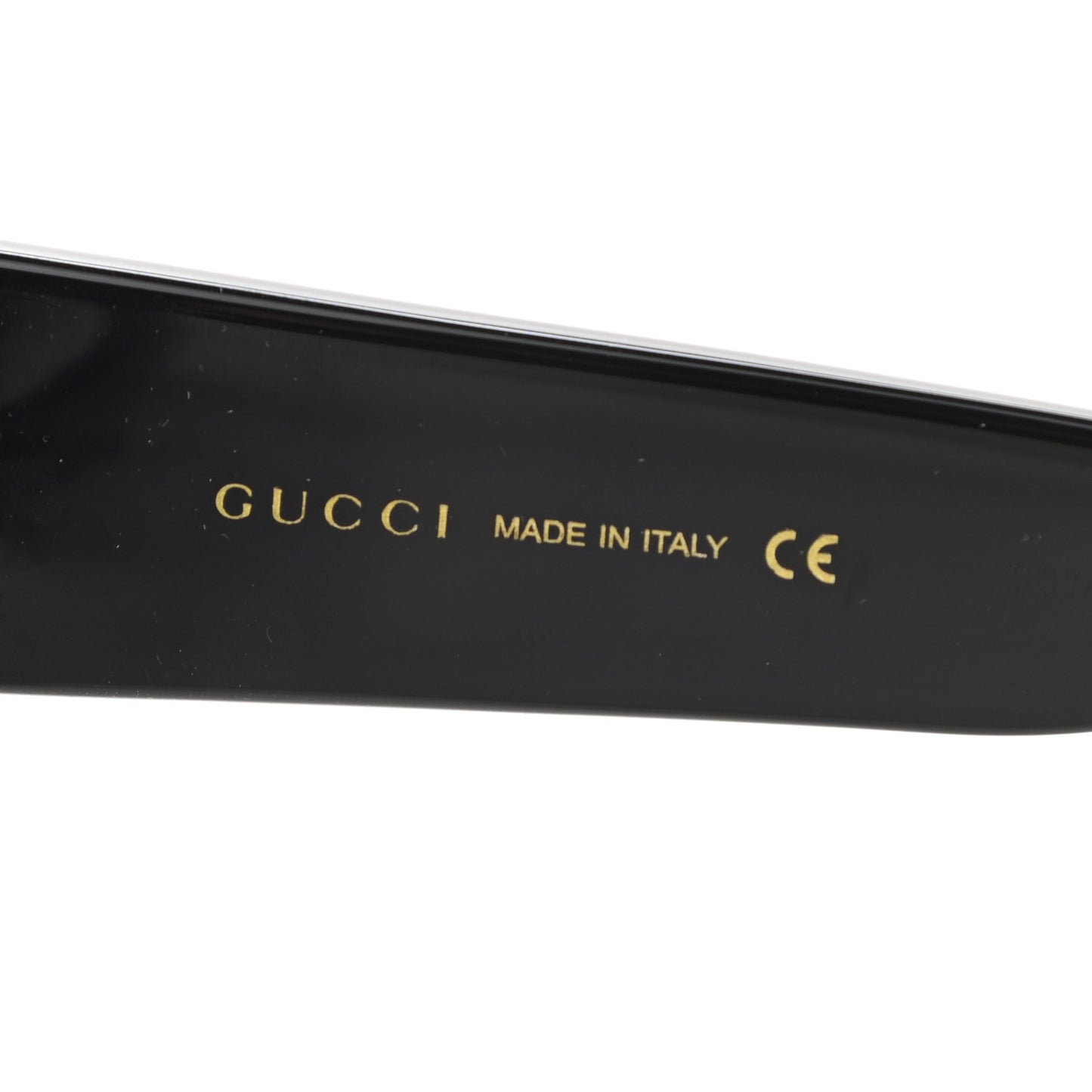 Acetate Square Frame Sunglasses GG0083S Glitter Red Black Green