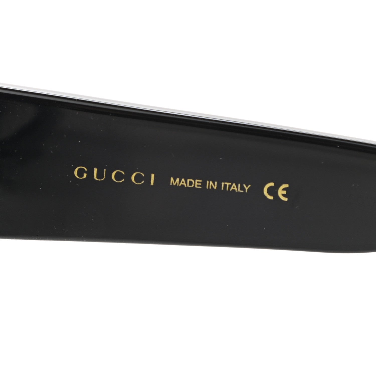 Gucci Acetate Square Frame Sunglasses GG0083S Glitter Red Black Green 6 of 8