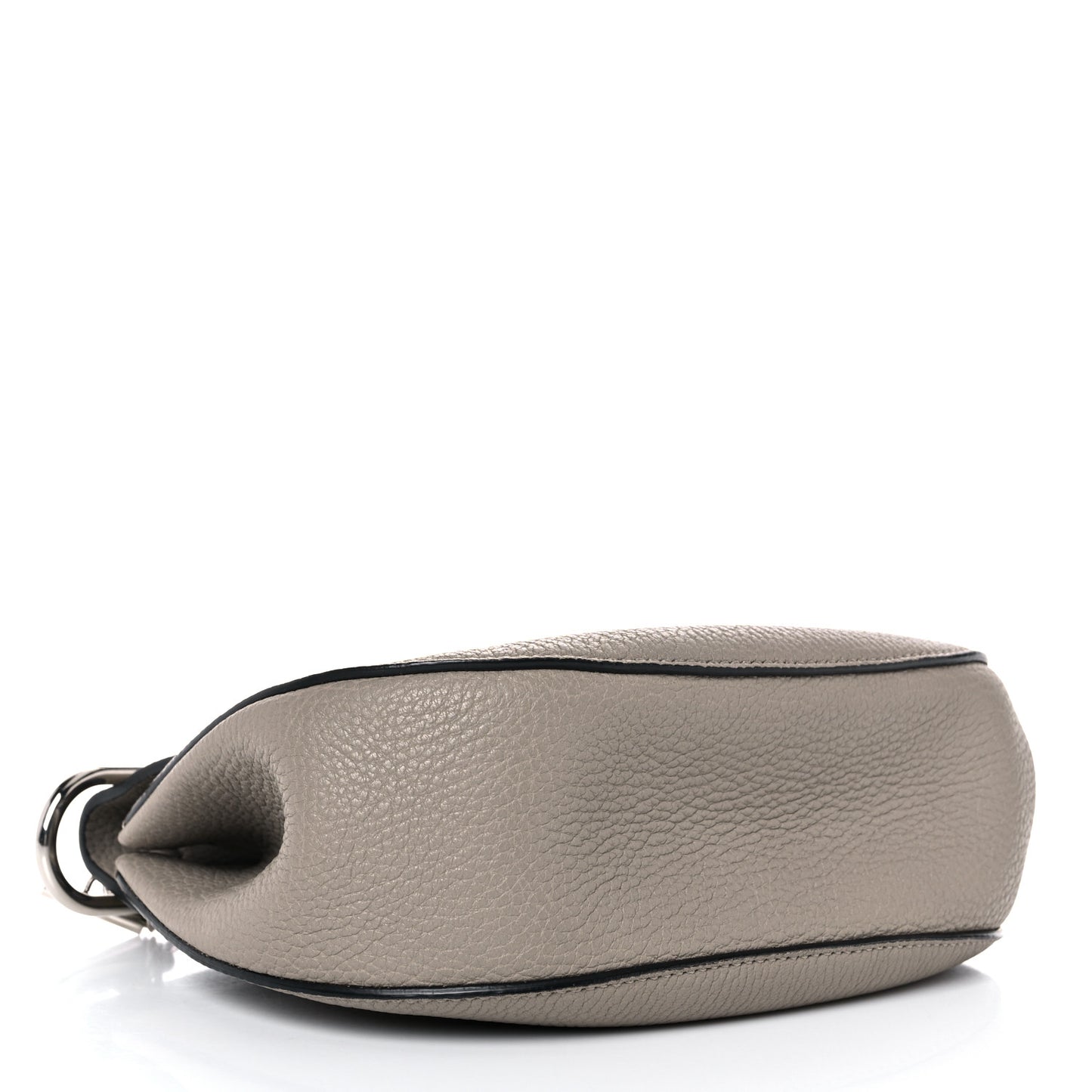 Grained Lambskin Drew Shoulder Bag Motty Grey