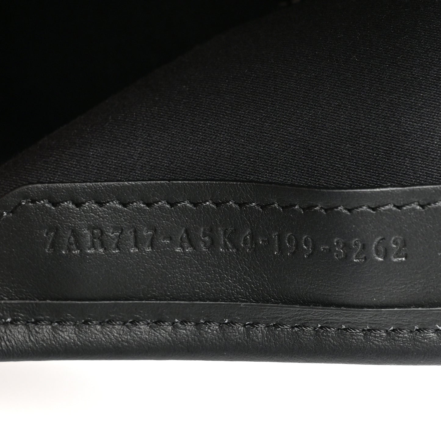 Glazed Fabric Vitello Century FF 1974 Stamp Patch Mini Peekaboo Defender Cover Mogano Panna Black