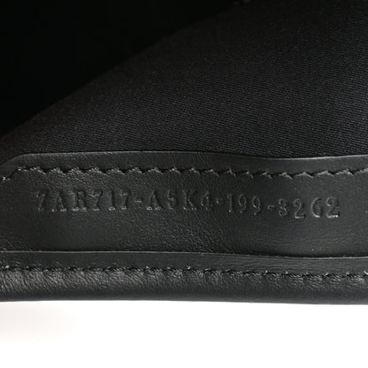 Fendi Glazed Fabric Vitello Century FF 1974 Stamp Patch Mini Peekaboo Defender Cover Mogano Panna Black 7 of 10