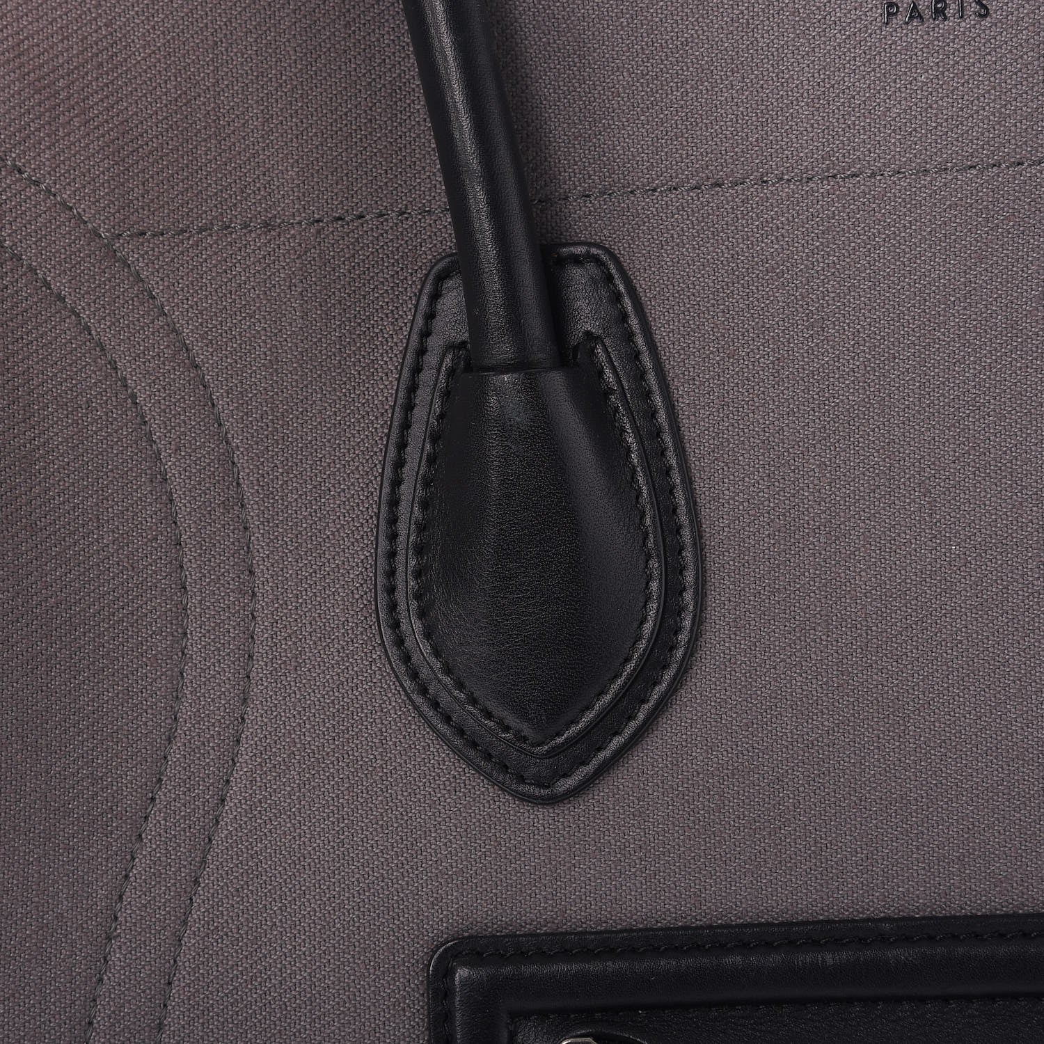 Celine Cotton Canvas Medium Phantom Luggage Grey 10 of 14