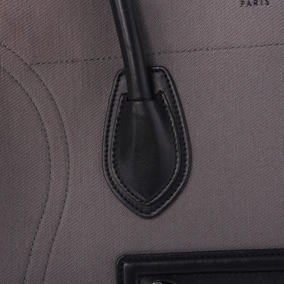 Celine Cotton Canvas Medium Phantom Luggage Grey 10 of 14