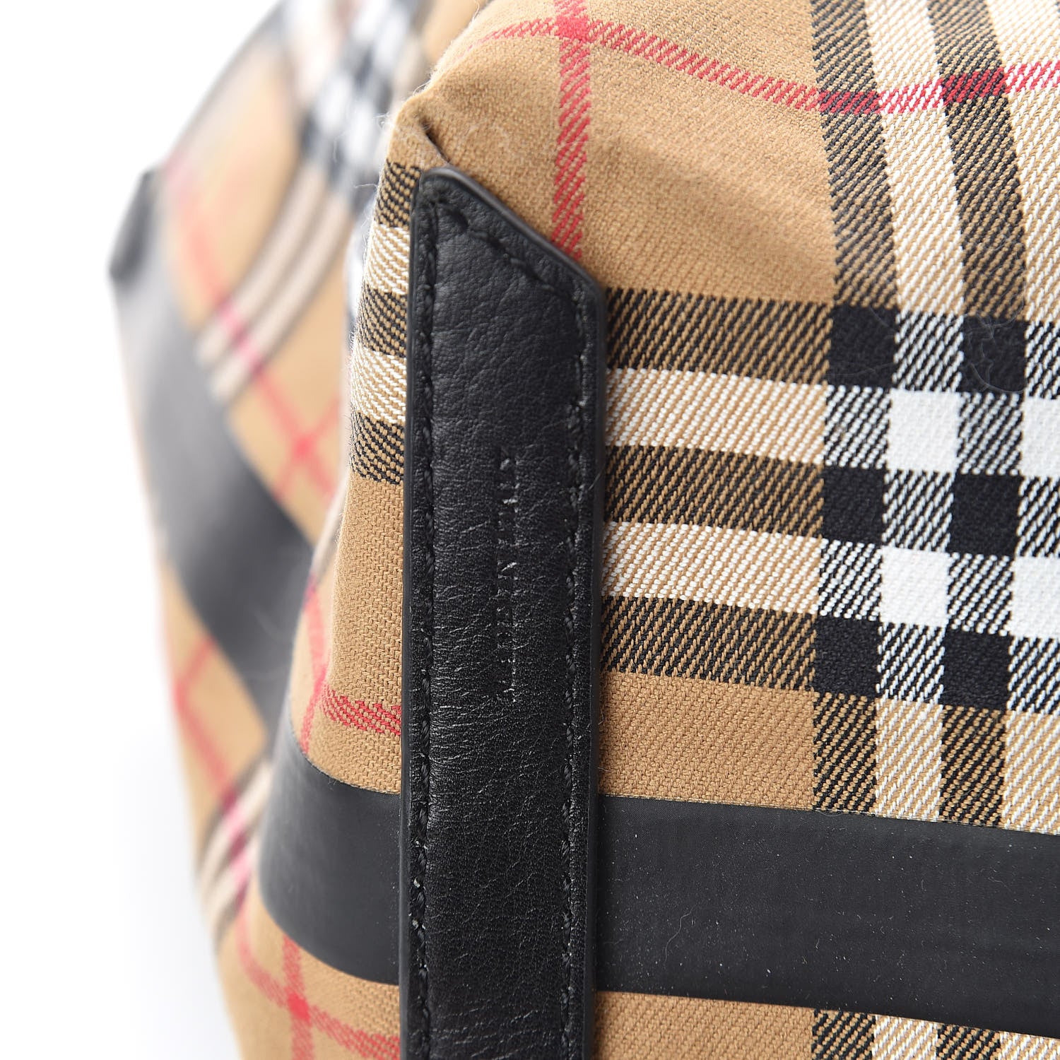 Burberry Vintage Check Medium The Giant Reversible Tote Antique Yellow Bright Red 17 of 17