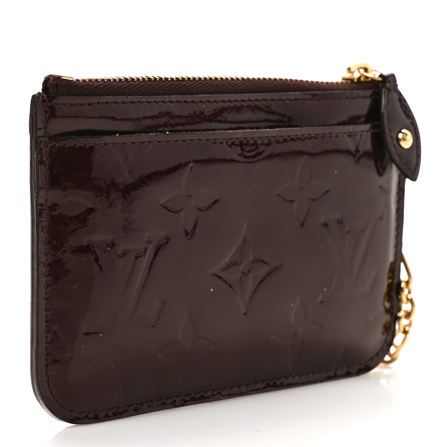 Louis Vuitton Vernis Key Pouch Amarante 3 of 7