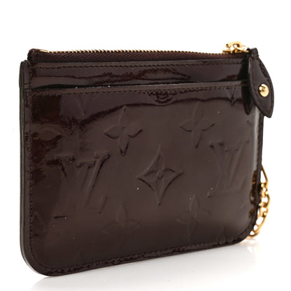 Louis Vuitton Vernis Key Pouch Amarante 3 of 7