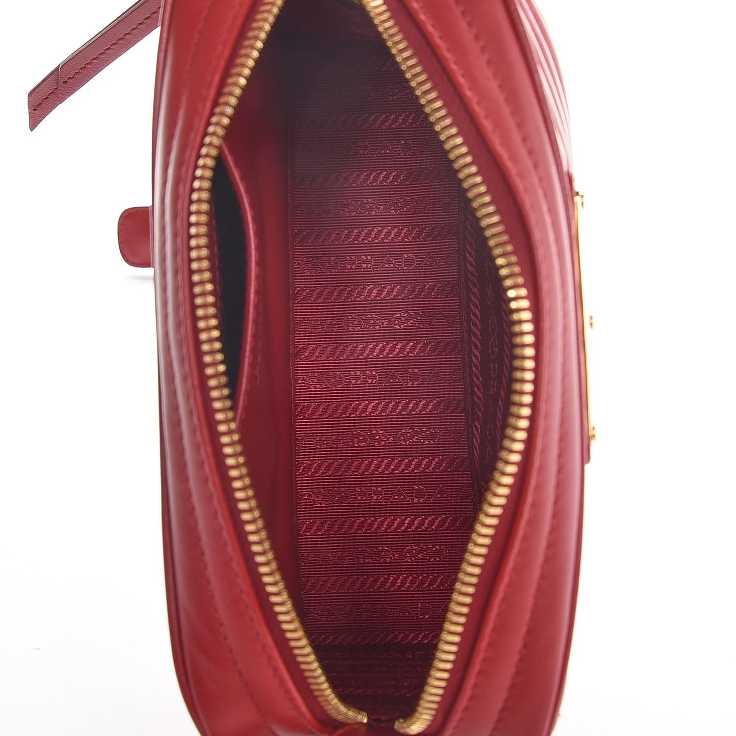 Soft Calfskin Bandoliera Crossbody Bag Fuoco