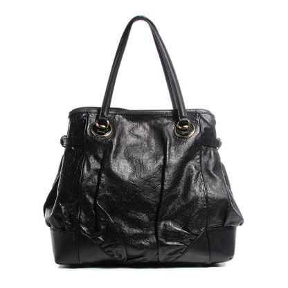 Gucci Guccissima Large Full Moon Tote Black 1 of 7