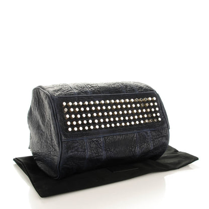 Alexander Wang Pebbled Lambskin Rocco Midnight 4 of 7