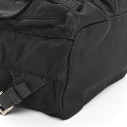 Prada Tessuto Nylon Saffiano Small Backpack Black 8 of 9