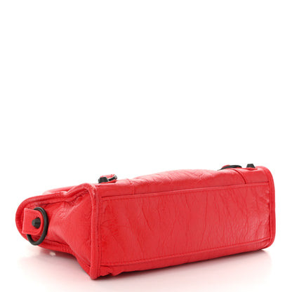 Balenciaga Agneau Arena Classic Hardware Mini City Vermillon Red 4 of 11