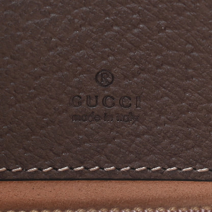 Gucci GG Supreme Monogram Ophidia Phone Case Wristlet Brown 6 of 7