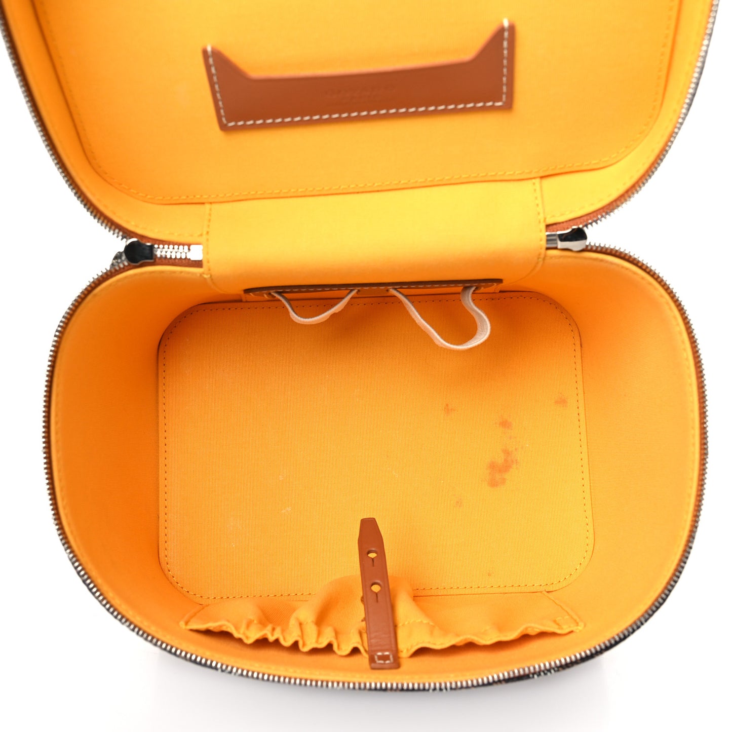 Goyardine Muse Vanity Case Black Gold