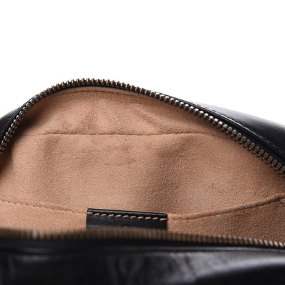 Gucci Calfskin Matelasse Small GG Marmont Chain Shoulder Bag Black 12 of 13