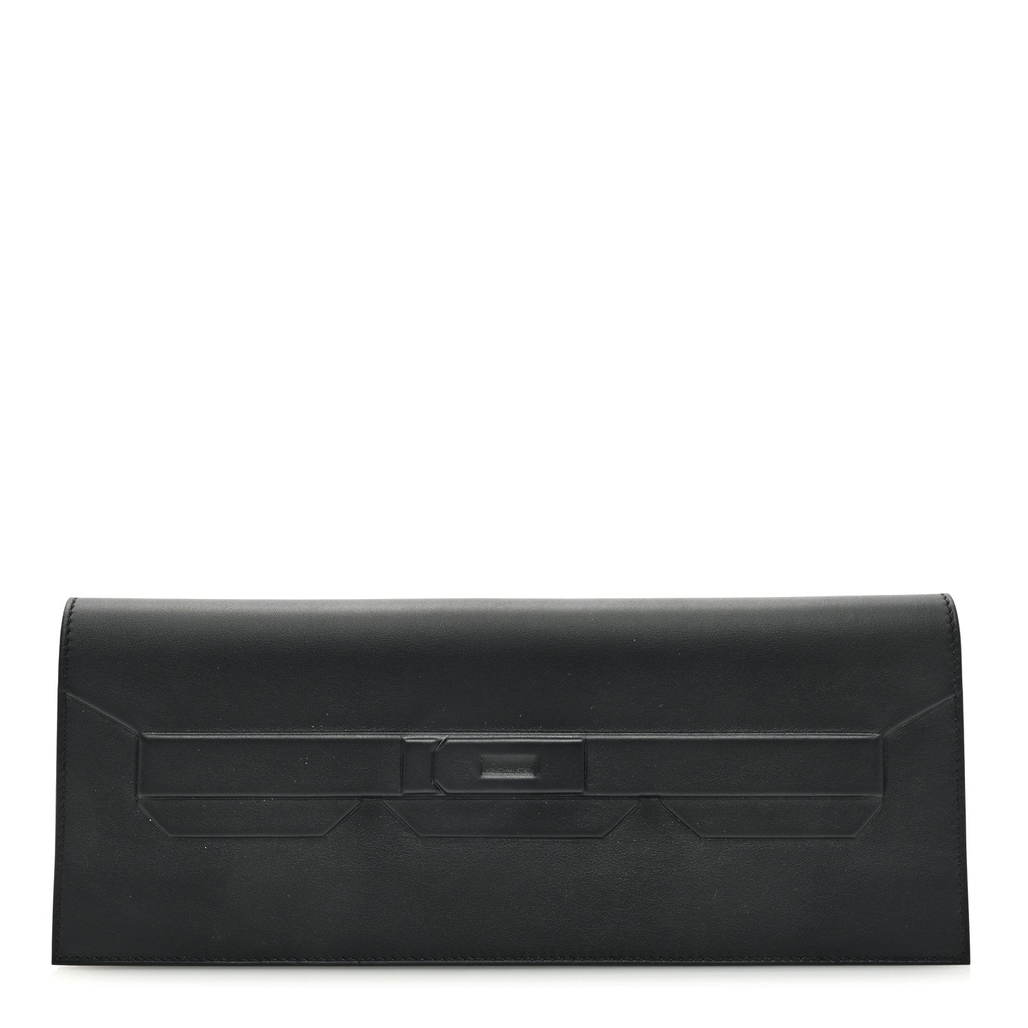 Hermes Swift Shadow Clutch 29 Black 1 of 6