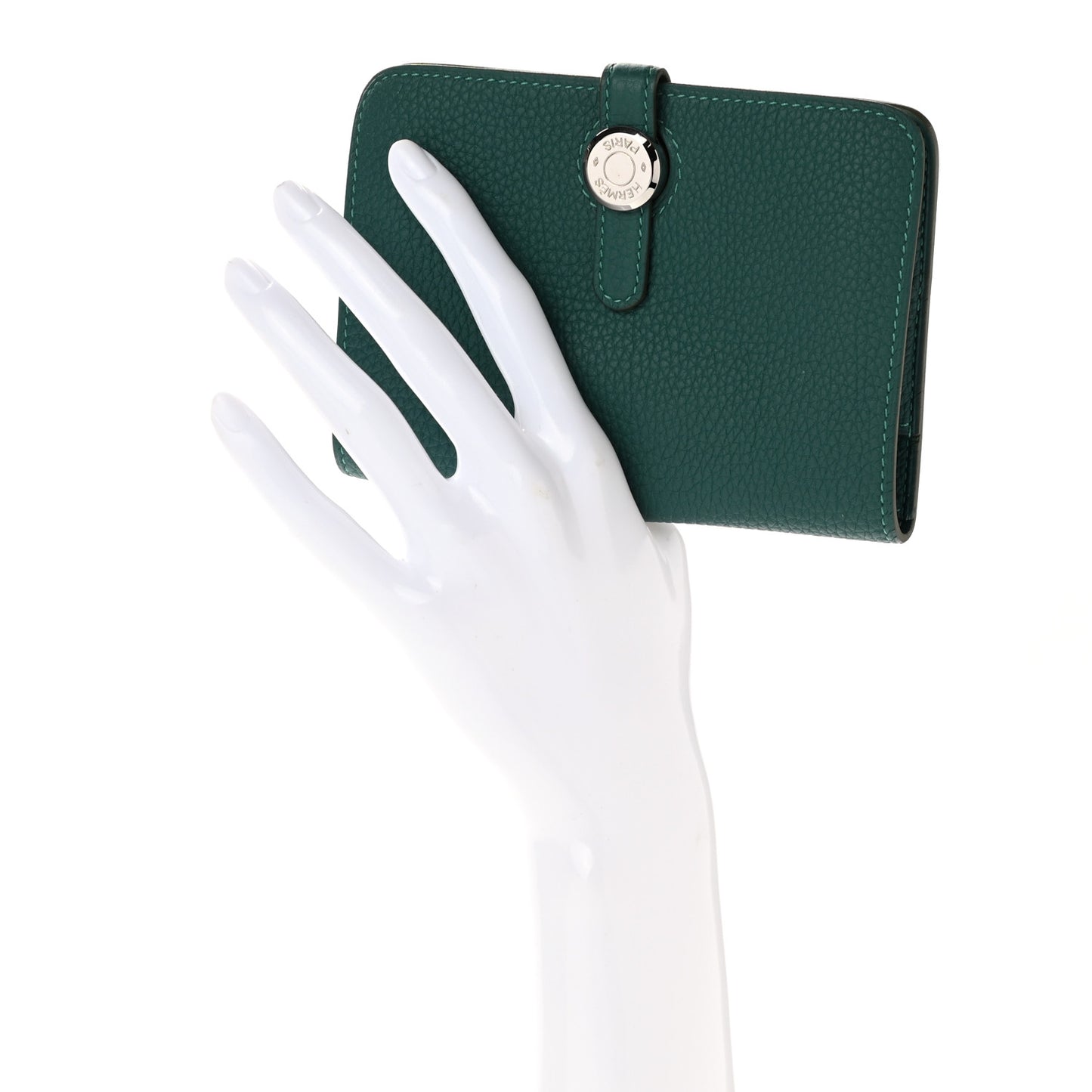 Togo Dogon Compact Wallet Malachite