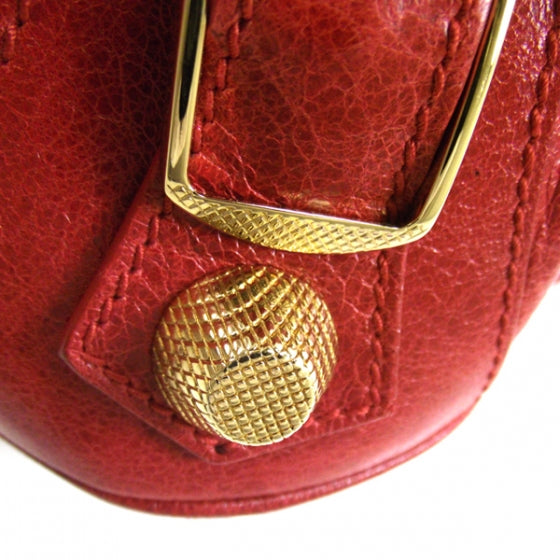 Balenciaga Chevre Giant Hobo GGH Tomate 14 of 16