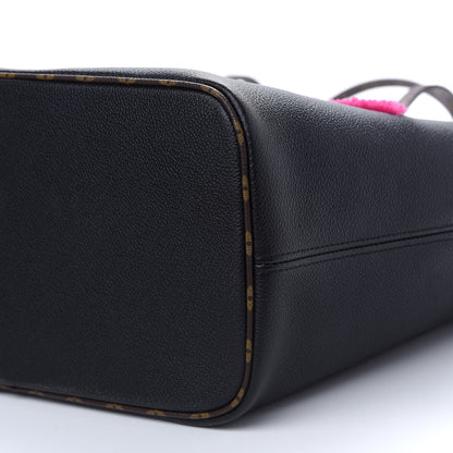 Louis Vuitton Calfskin Monogram Teddy Neverfull MM Black 10 of 10