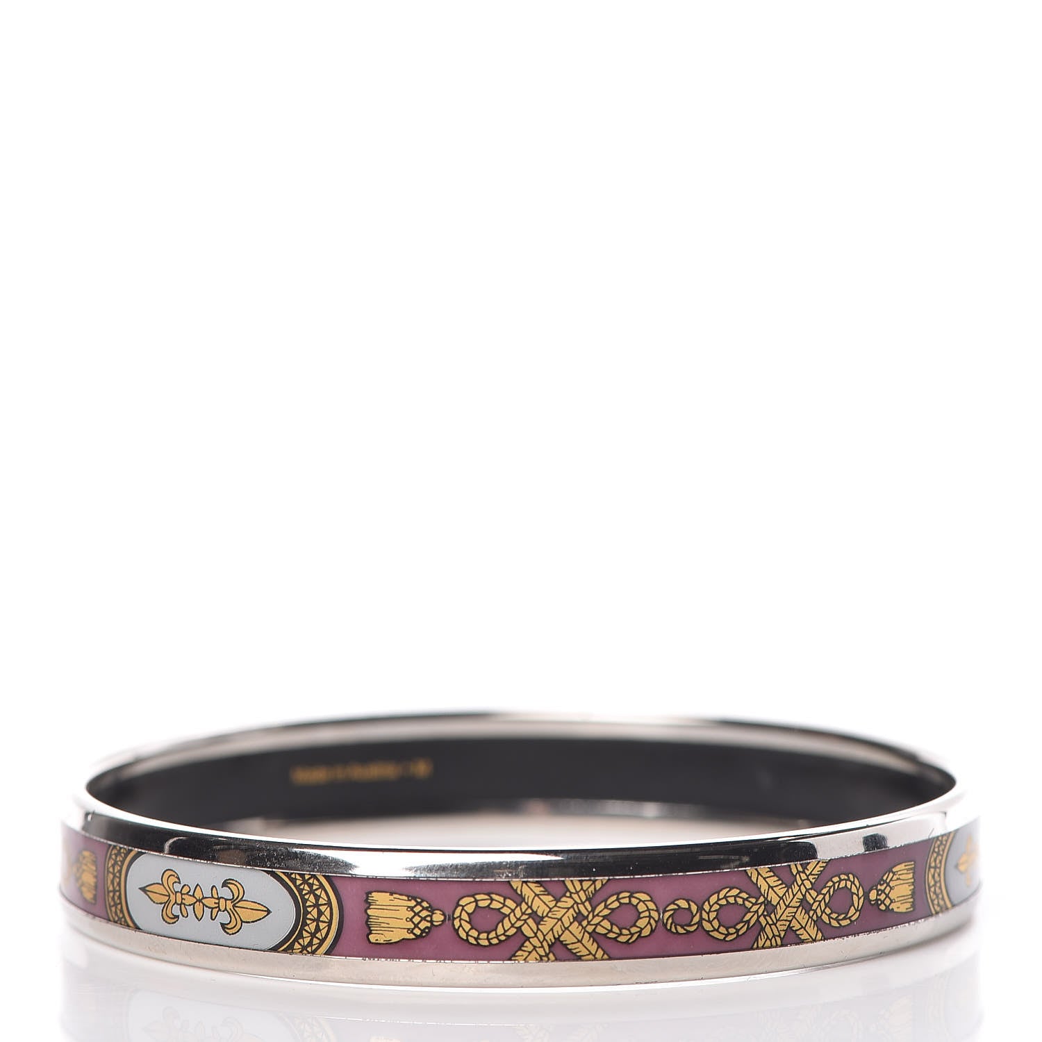 Hermes Enamel Printed Grand Apparat Narrow Bracelet 65 3 of 6
