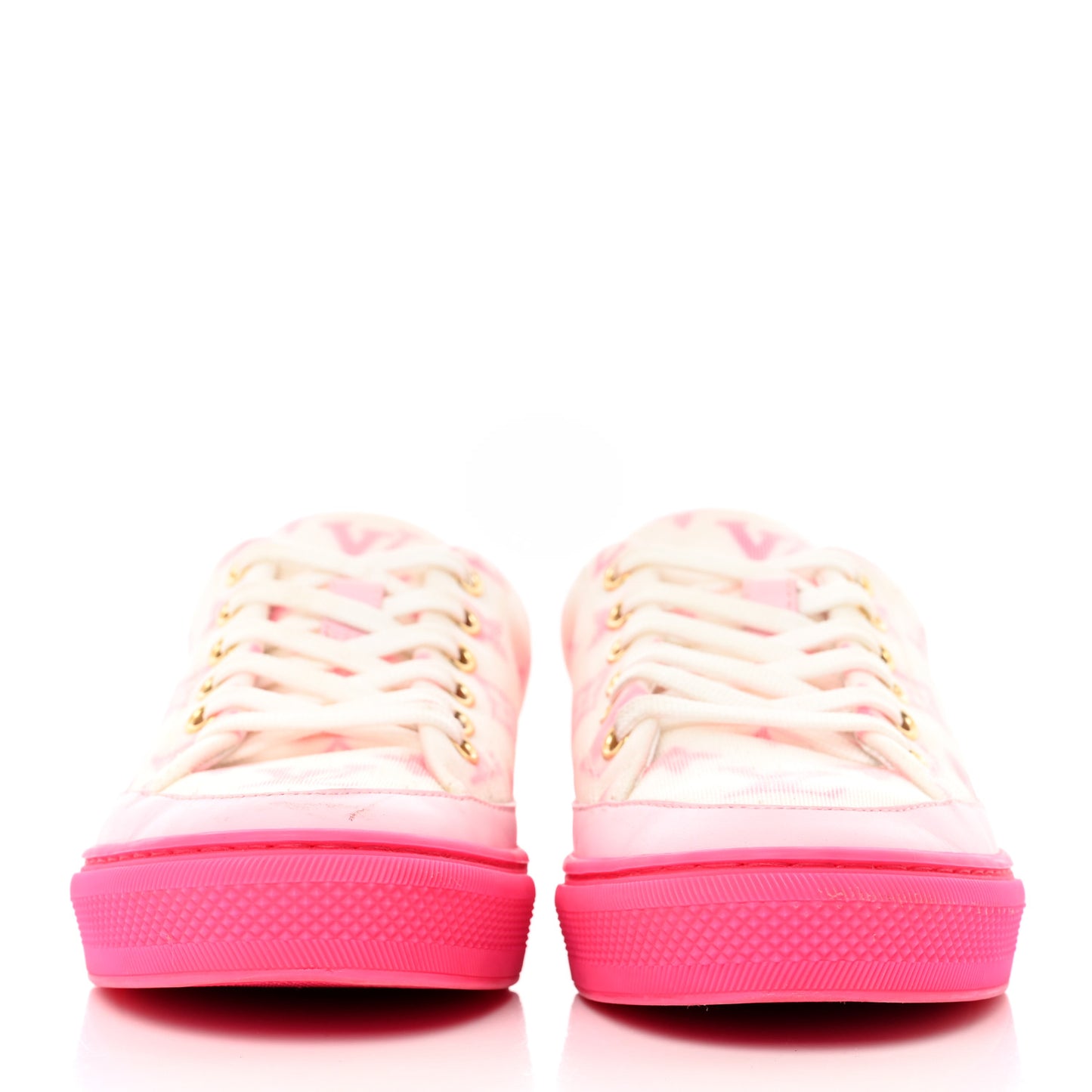 Technical Fabric Monogram Stellar Sneakers 35.5 Rose Pop