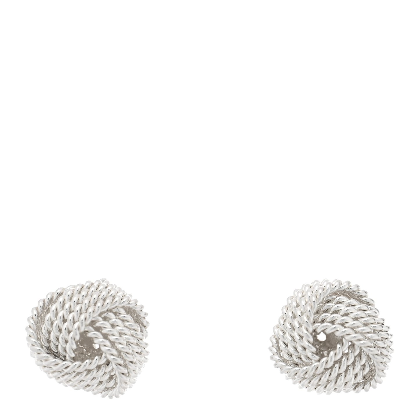Sterling Silver Twist Knot Earrings